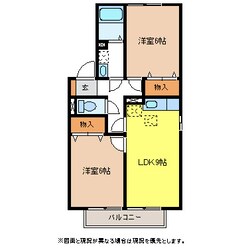 塩尻駅 徒歩25分 2階の物件間取画像